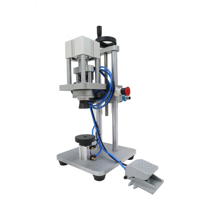 Настольный станок для обжима, укупорки и запечатывания флаконов для стеклянных бутылок
Настольный станок для обжима, укупорки и запечатывания флаконов для стеклянных бутылок
