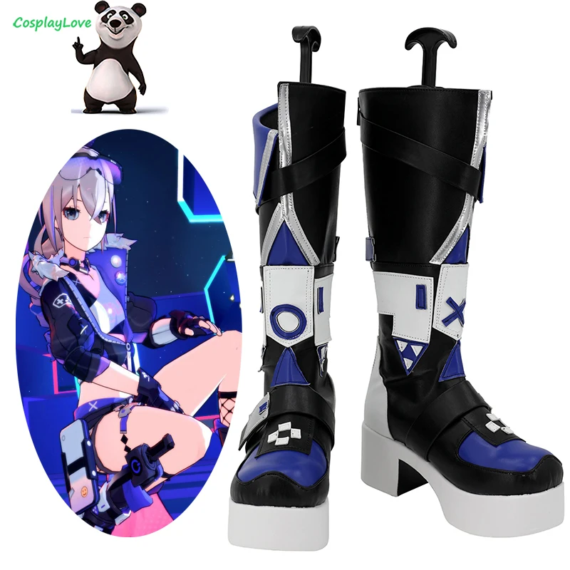 CosplayLove Honkai: Star Rai Silver Wolf Cosplay Shoes Black Long Boots Leather Custom Made For Boys Male
CosplayLove Honkai: Star Rai Silver Wolf Cosplay Shoes Black Long Boots Leather Custom Made For Boys Male
