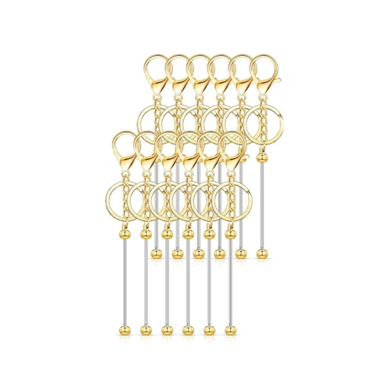 Personalize Your Keys with 12 Pack Alloy Beadable Keychain Charm Pendant Easy to Make Jewelry Accessory for Adults
Personalize Your Keys with 12 Pack Alloy Beadable Keychain Charm Pendant Easy to Make Jewelry Accessory for Adults