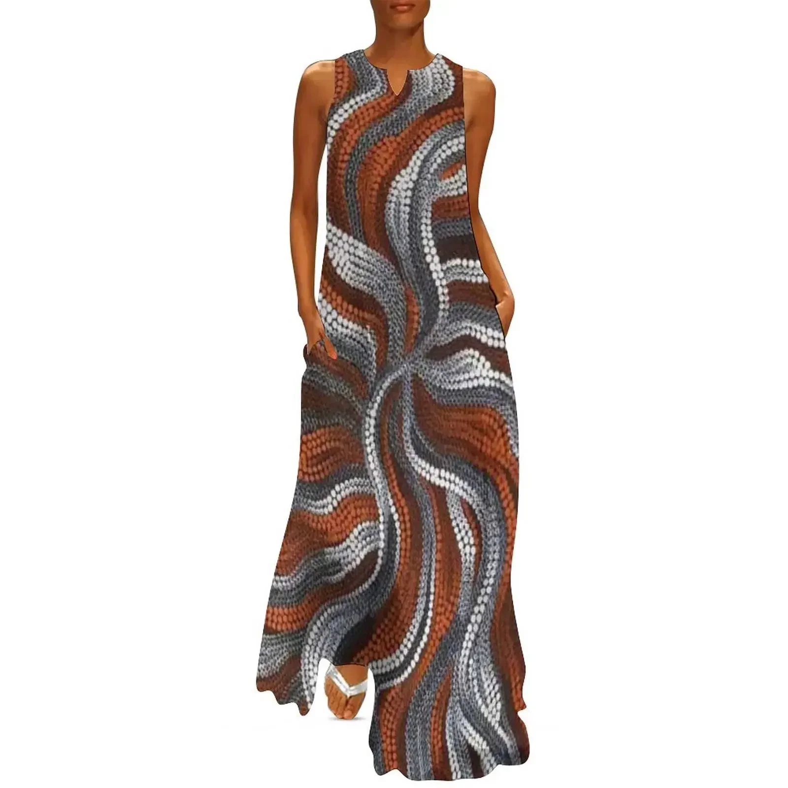 Australian aboriginal art Long Dress loose summer dress evening dresses ladies dresses for women Dress
Australian aboriginal art Long Dress loose summer dress evening dresses ladies dresses for women Dress
