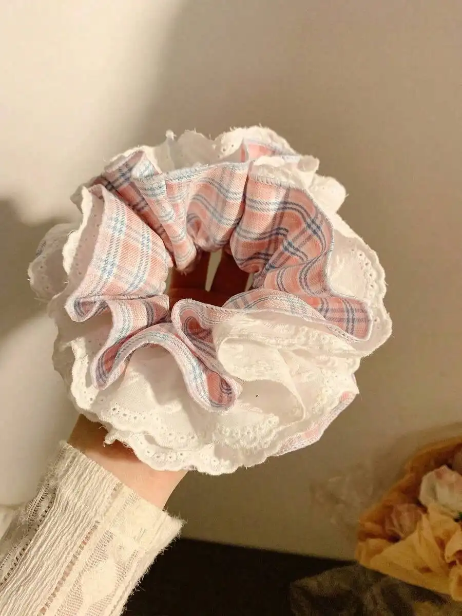 1pc Elegant Lace Multilayer Hollow Floral Hair Scrunchie, Unique Design, Versatile Daily Use ,Hair Ties ,Scrunchy Hair Ties Ponytail Accessories Elastic Band Beauty Home Hair Accessories
1pc Elegant Lace Multilayer Hollow Floral Hair Scrunchie, Unique Design, Versatile Daily Use ,Hair Ties ,Scrunchy Hair Ties Ponytail Accessories Elastic Band Beauty Home Hair Accessories