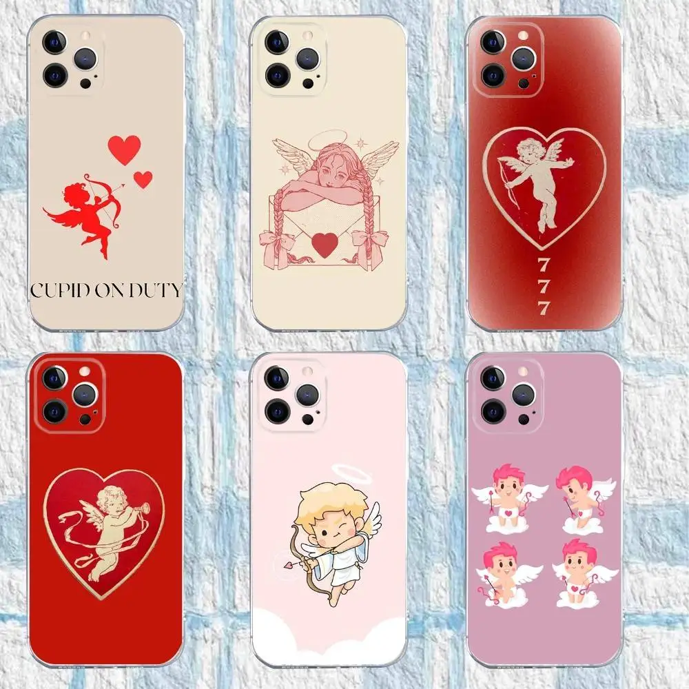 Valentine Angel Cupid Phone Case For iPhone 16,15,14,13,12,11 Pro,Max,Plus,X,XS,XR,SE,Mini Transparent Silicone Soft
Valentine Angel Cupid Phone Case For iPhone 16,15,14,13,12,11 Pro,Max,Plus,X,XS,XR,SE,Mini Transparent Silicone Soft