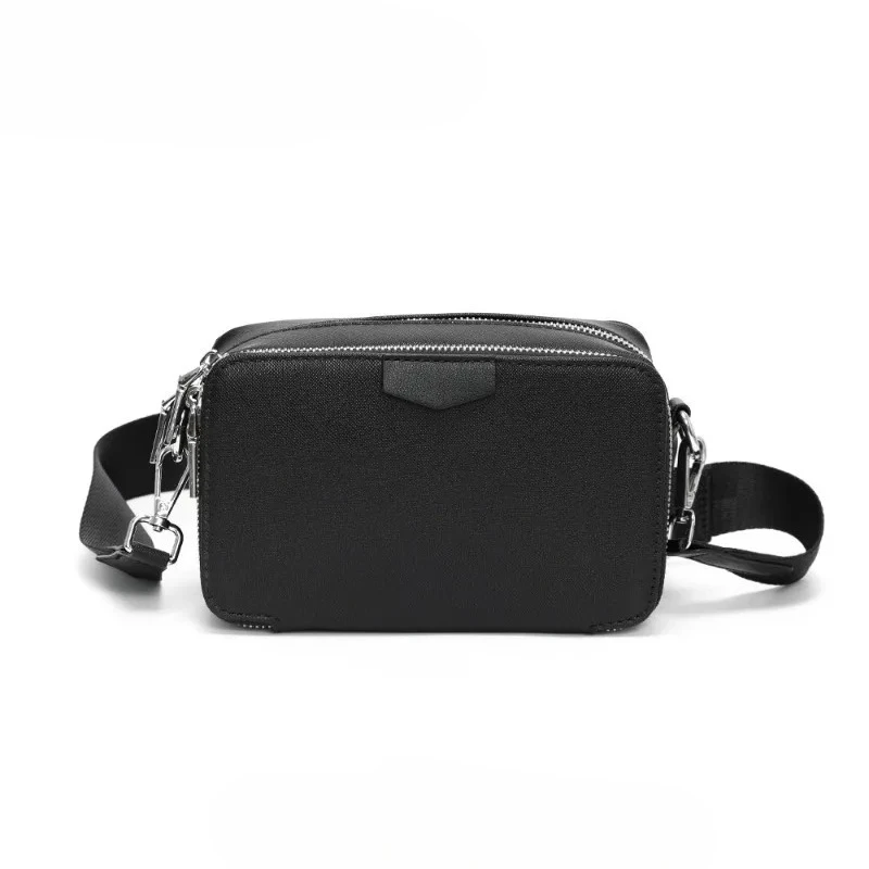Fashion Men's Crossbody Bag Double Layer Mini Shoulder Bag Men Luxury Matte PU Leather Crossbody Bags Male Rectangle Sling Bags
Fashion Men's Crossbody Bag Double Layer Mini Shoulder Bag Men Luxury Matte PU Leather Crossbody Bags Male Rectangle Sling Bags