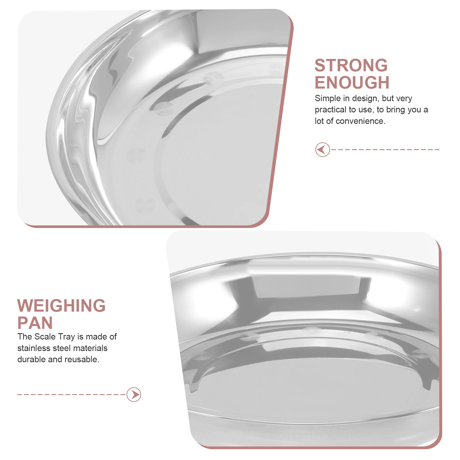 Multi-Purpose Stainless Steel Scale Tray for Electronic Scales Round Mouth Design Practical for Home Kitchens Jewelry
Multi-Purpose Stainless Steel Scale Tray for Electronic Scales Round Mouth Design Practical for Home Kitchens Jewelry