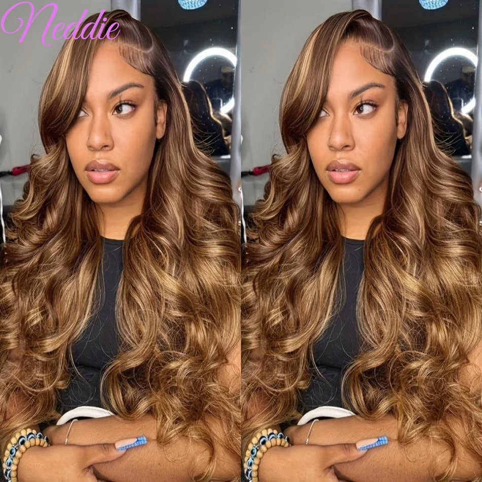 HD Lace Frontal Wig Highlight Colored Body Wave 13x4 13x6 Brazilian Transparent 30 40 Inch PrePlucked Human Hair For Women
HD Lace Frontal Wig Highlight Colored Body Wave 13x4 13x6 Brazilian Transparent 30 40 Inch PrePlucked Human Hair For Women