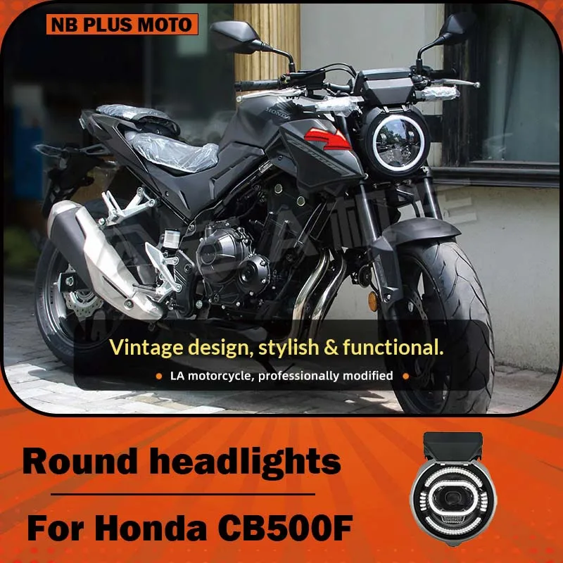 【Premium】For 2026 Honda CB500F motorcycle modified round headlight assembly and modified car headlight headlights
【Premium】For 2026 Honda CB500F motorcycle modified round headlight assembly and modified car headlight headlights