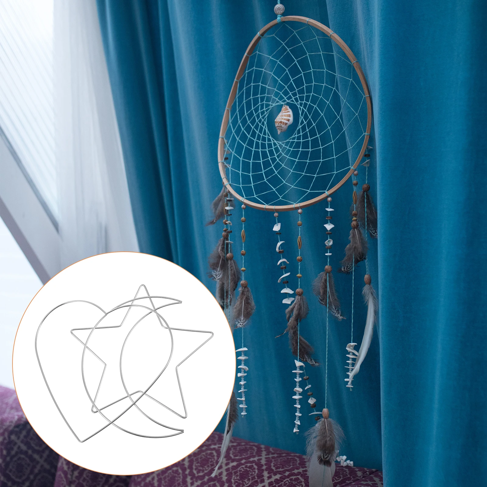 3Pcs Dream Catcher Rings Iron Circles Silver DIY Craft Accessories Wedding Wreath Making Xmas Festival Decor Dream Catcher Rings
3Pcs Dream Catcher Rings Iron Circles Silver DIY Craft Accessories Wedding Wreath Making Xmas Festival Decor Dream Catcher Rings