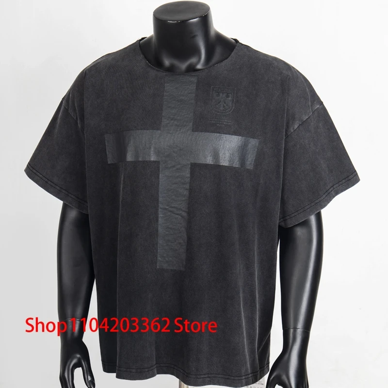 Новая футболка Kanye West High Street, винтажная черная футболка без воротника с крестообразным принтом и коротким рукавом для мужчин и женщин, футболка VULTURES
Новая футболка Kanye West High Street, винтажная черная футболка без воротника с крестообразным принтом и коротким рукавом для мужчин и женщин, футболка VULTURES
