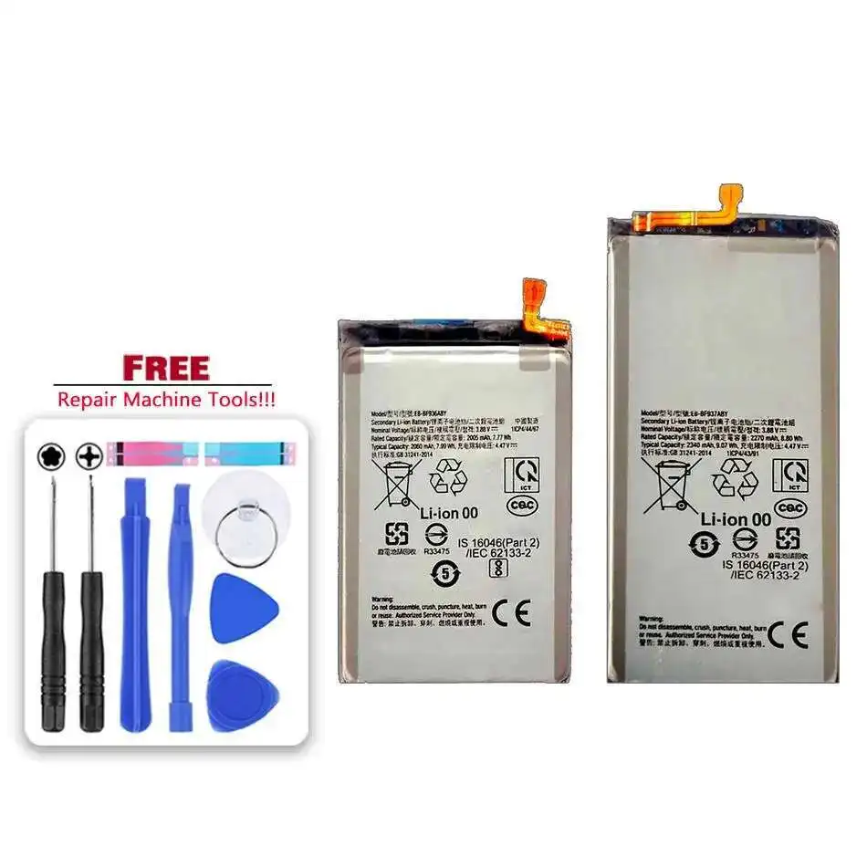 For Samsung Galaxy Z Fold 4 5G Mobile Phone Battery Reliable Power Supply 2060Mah+2340Mah EB-BF936ABY+BF937ABY Stable
For Samsung Galaxy Z Fold 4 5G Mobile Phone Battery Reliable Power Supply 2060Mah+2340Mah EB-BF936ABY+BF937ABY Stable