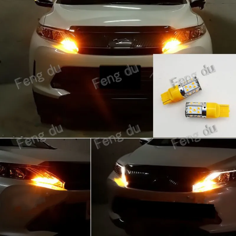 2 шт. для 1998-2019 гг. для Toyota Harrier 30 60 серии светодиодный автомобильный указатель поворота до и после сигнала янтарно-желтый индикатор лампы
2 шт. для 1998-2019 гг. для Toyota Harrier 30 60 серии светодиодный автомобильный указатель поворота до и после сигнала янтарно-желтый индикатор лампы