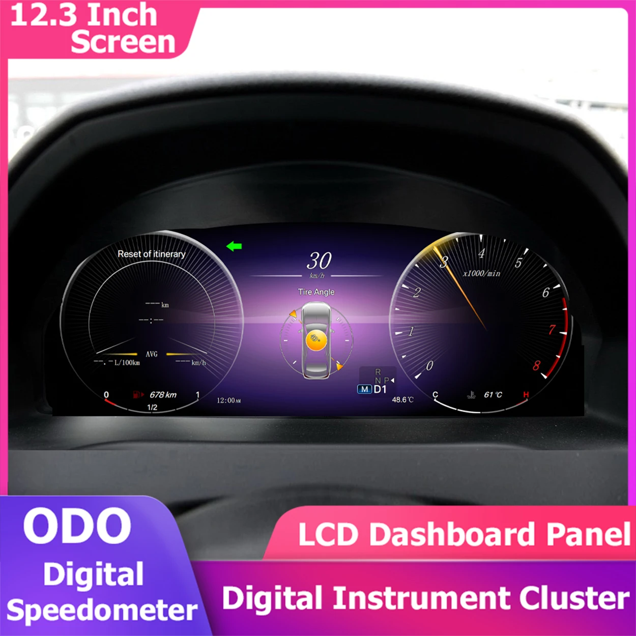 LCD Instrument Cluster Speedometer For Mercedes Benz C-Class W204 NTG4.0 2008-2011 Dashboard Tachometer Digital Virtual Cockpit
LCD Instrument Cluster Speedometer For Mercedes Benz C-Class W204 NTG4.0 2008-2011 Dashboard Tachometer Digital Virtual Cockpit