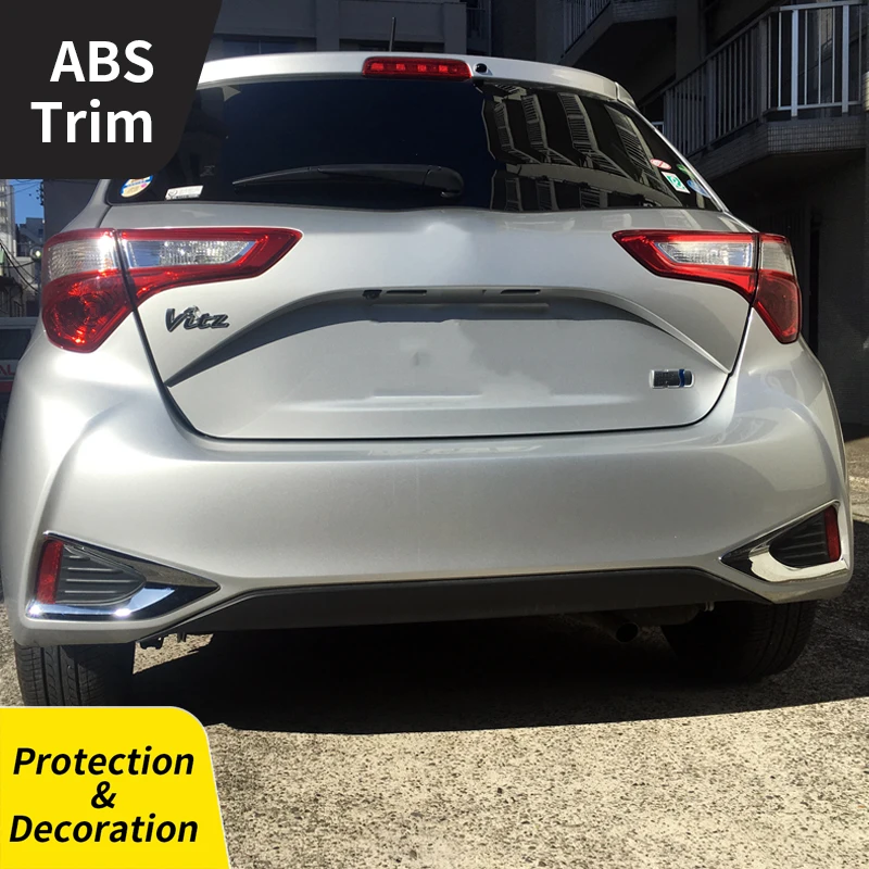 2 шт. крышка заднего фонаря для Toyota Vitz Yaris 2015 2016 2017 2018, ABS Chrome, внешние аксессуары
2 шт. крышка заднего фонаря для Toyota Vitz Yaris 2015 2016 2017 2018, ABS Chrome, внешние аксессуары