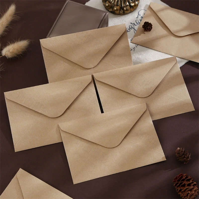 50 шт. 13,5x9,5 см конверты для свадебных приглашений, самоклеящиеся, из крафт-бумаги 130 г, для малого бизнеса, канцелярские принадлежности, сумка для хранения
50 шт. 13,5x9,5 см конверты для свадебных приглашений, самоклеящиеся, из крафт-бумаги 130 г, для малого бизнеса, канцелярские принадлежности, сумка для хранения