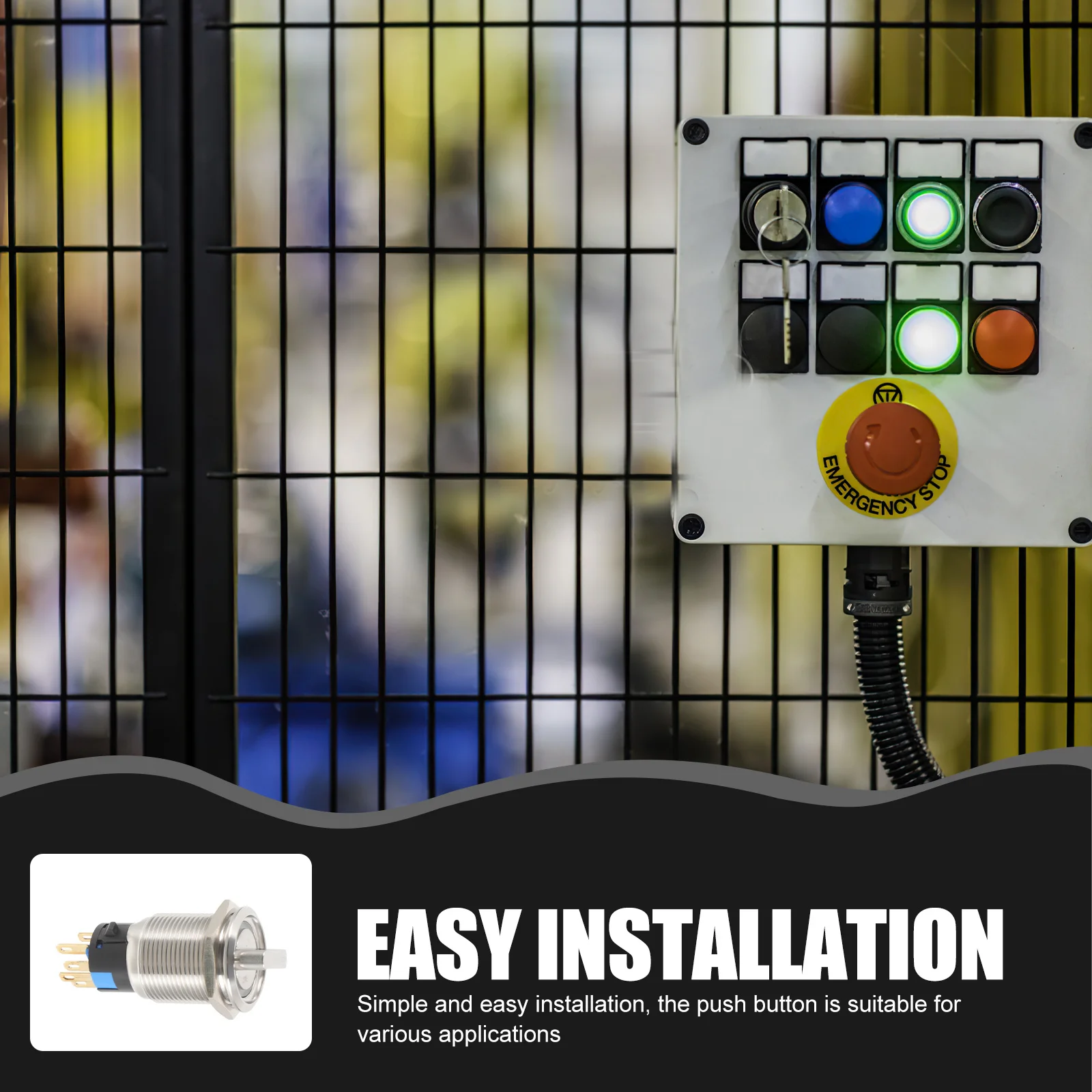 Momentary Push Button Switch LED Flush High Top Metal Push Button Starter for Boat Car Truck Marine Use Momentary
Momentary Push Button Switch LED Flush High Top Metal Push Button Starter for Boat Car Truck Marine Use Momentary