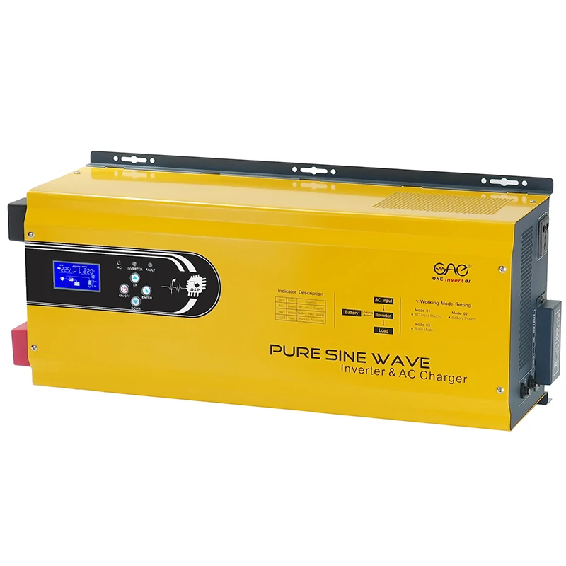 3kw Inverter 12v 24v 48v 5kw Dc to Ac Power Inverter off Grid Inverter with Battery Charger
3kw Inverter 12v 24v 48v 5kw Dc to Ac Power Inverter off Grid Inverter with Battery Charger