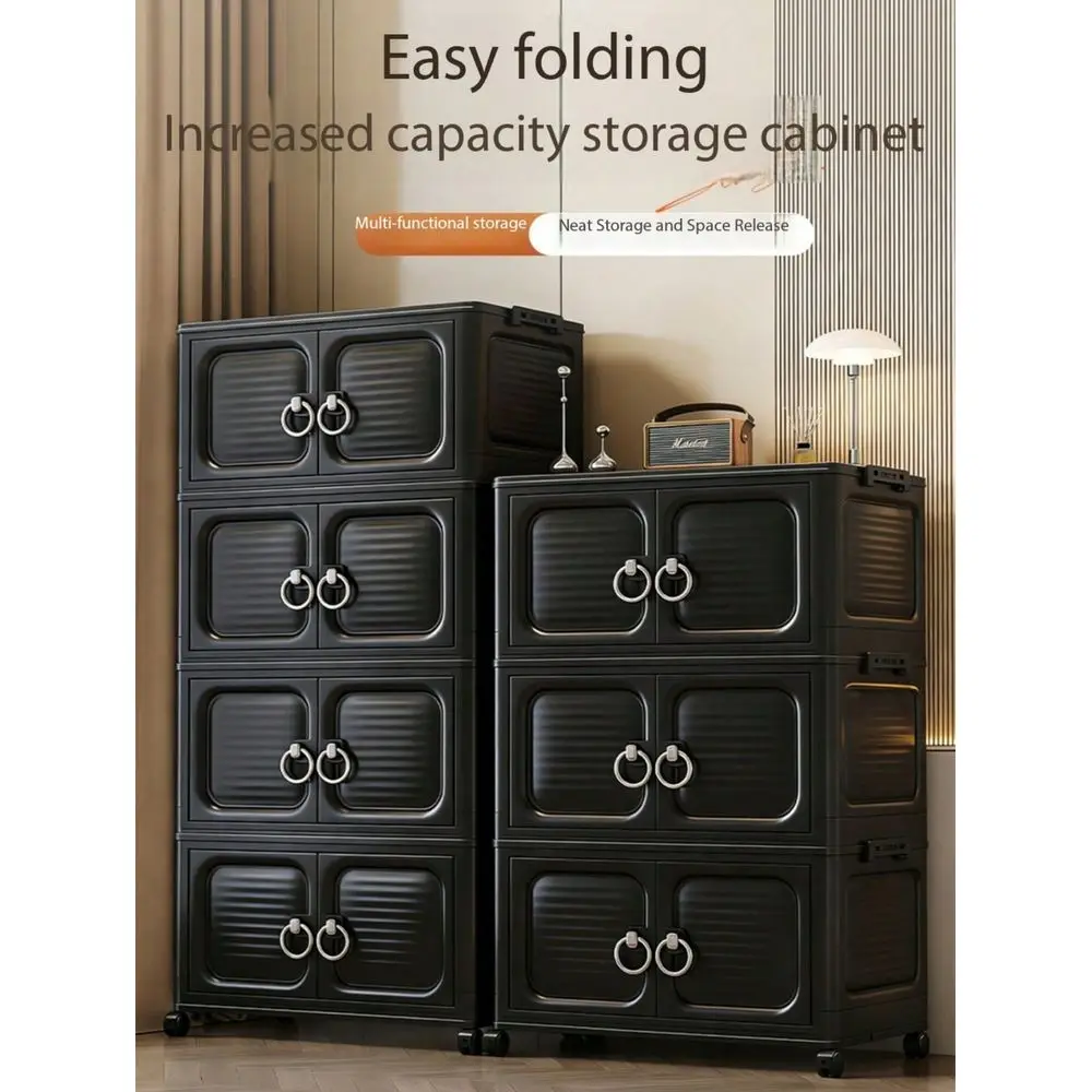 MultiLayer Foldable Plastic DoubleDoor Storage Cabinet, Collapsible Clothes Closet, Toy Organizer, Snack Cabinet, Bathroom Tiss
MultiLayer Foldable Plastic DoubleDoor Storage Cabinet, Collapsible Clothes Closet, Toy Organizer, Snack Cabinet, Bathroom Tiss