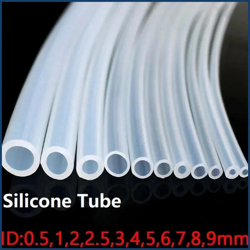 1/5 Meters Food Grade Clear Transparent Silicone Rubber Hose ID 0.51 2 3 4 5 6 7 8 9 10 12mm O.D Flexible Nontoxic Silicone Tube
1/5 Meters Food Grade Clear Transparent Silicone Rubber Hose ID 0.51 2 3 4 5 6 7 8 9 10 12mm O.D Flexible Nontoxic Silicone Tube