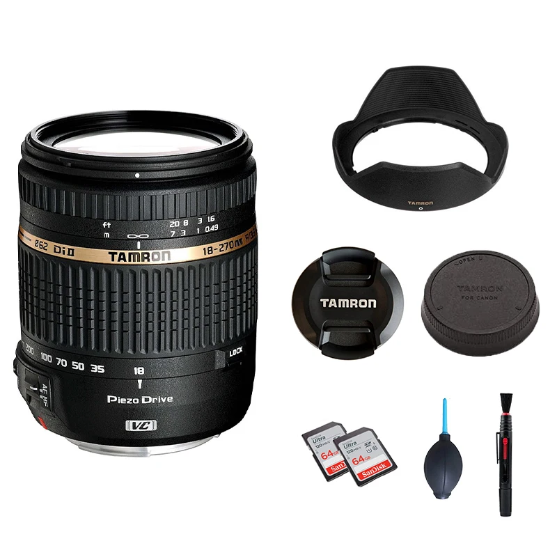 Tamron Auto Focus 18-270mm F/3.5-6.3 Di II PZD All-In-One Zoom Lens for Sony DSLR Cameras
Tamron Auto Focus 18-270mm F/3.5-6.3 Di II PZD All-In-One Zoom Lens for Sony DSLR Cameras