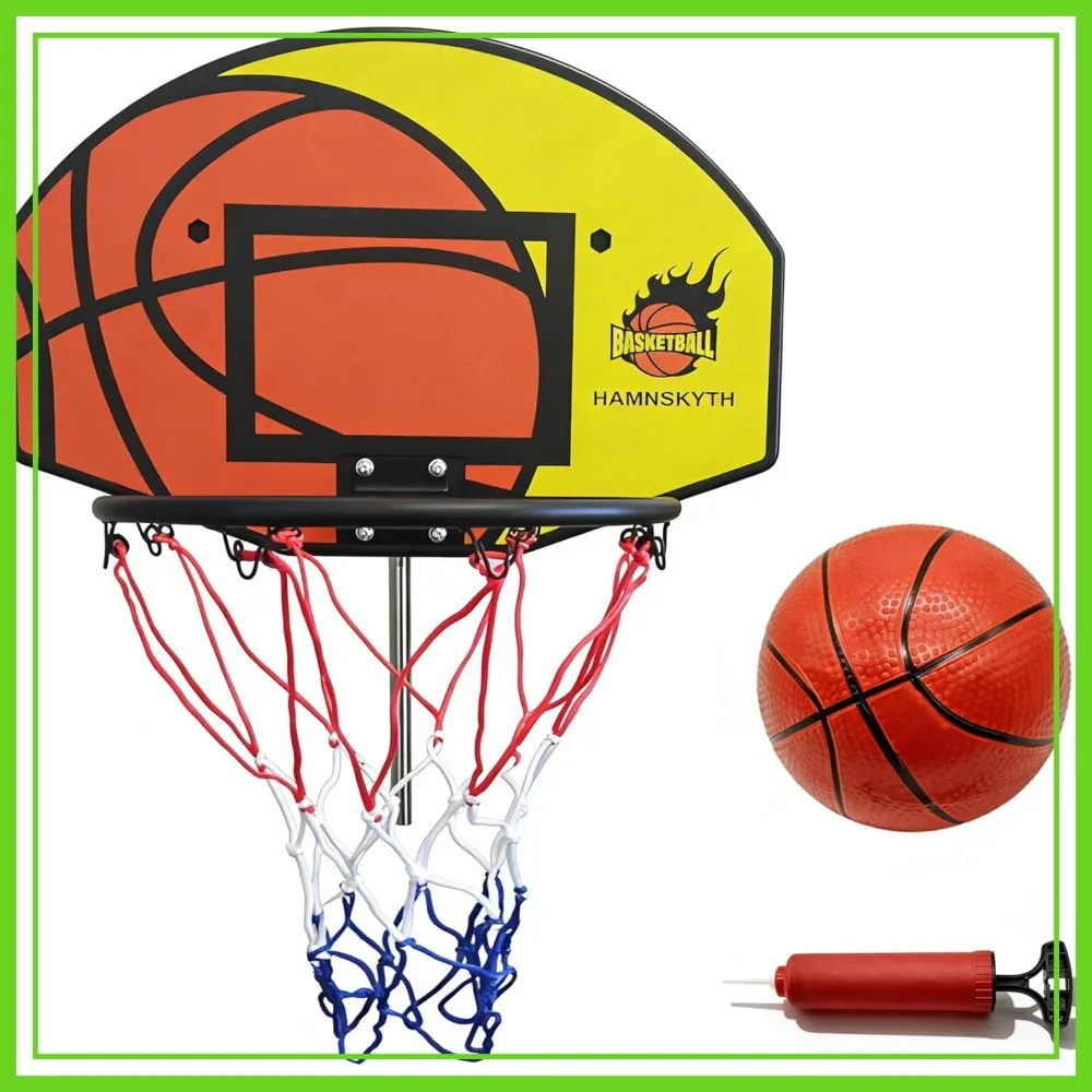 Trampoline Basketball Hoop, Fits Most Poles, Stainless Steel Adjustable Base, Includes Ball & Pump
Trampoline Basketball Hoop, Fits Most Poles, Stainless Steel Adjustable Base, Includes Ball & Pump