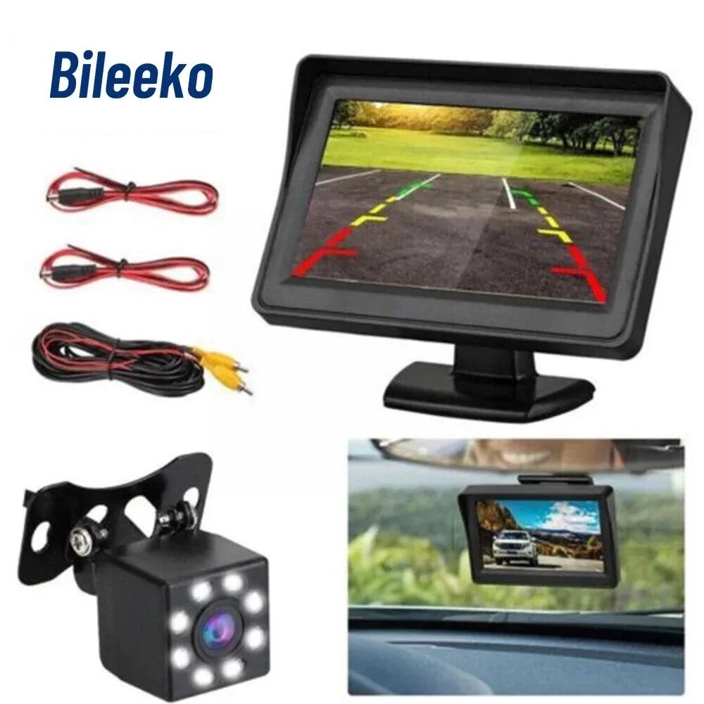 Bileeko 4,3 дюймовый автомобильный монитор TFT LCD с резервной камерой заднего вида
Bileeko 4,3 дюймовый автомобильный монитор TFT LCD с резервной камерой заднего вида