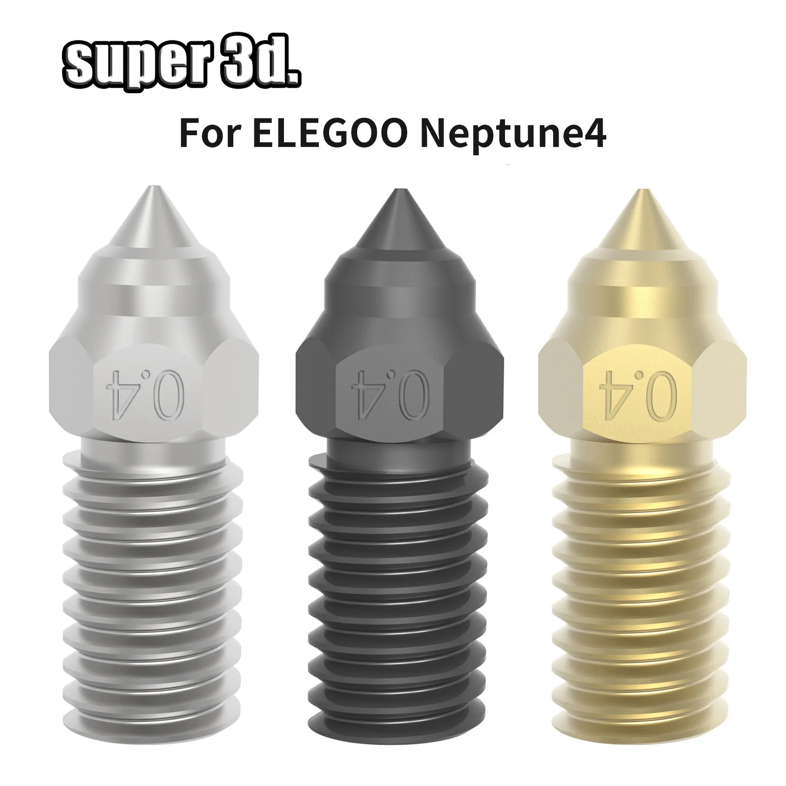 1/2/3Pcs Hardened Nozzle For Elegoo Neptune 4 Nozzle Hardened/Stainless Steel Nozzles Brass 3D Printer Accessories For Neptune4
1/2/3Pcs Hardened Nozzle For Elegoo Neptune 4 Nozzle Hardened/Stainless Steel Nozzles Brass 3D Printer Accessories For Neptune4