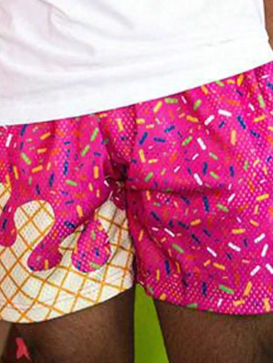 Y2K Style Womens Mesh Shorts With Fun Ice Cream And Sprinkles Print For Casual Wear, Gym, Basketball
Y2K Style Womens Mesh Shorts With Fun Ice Cream And Sprinkles Print For Casual Wear, Gym, Basketball