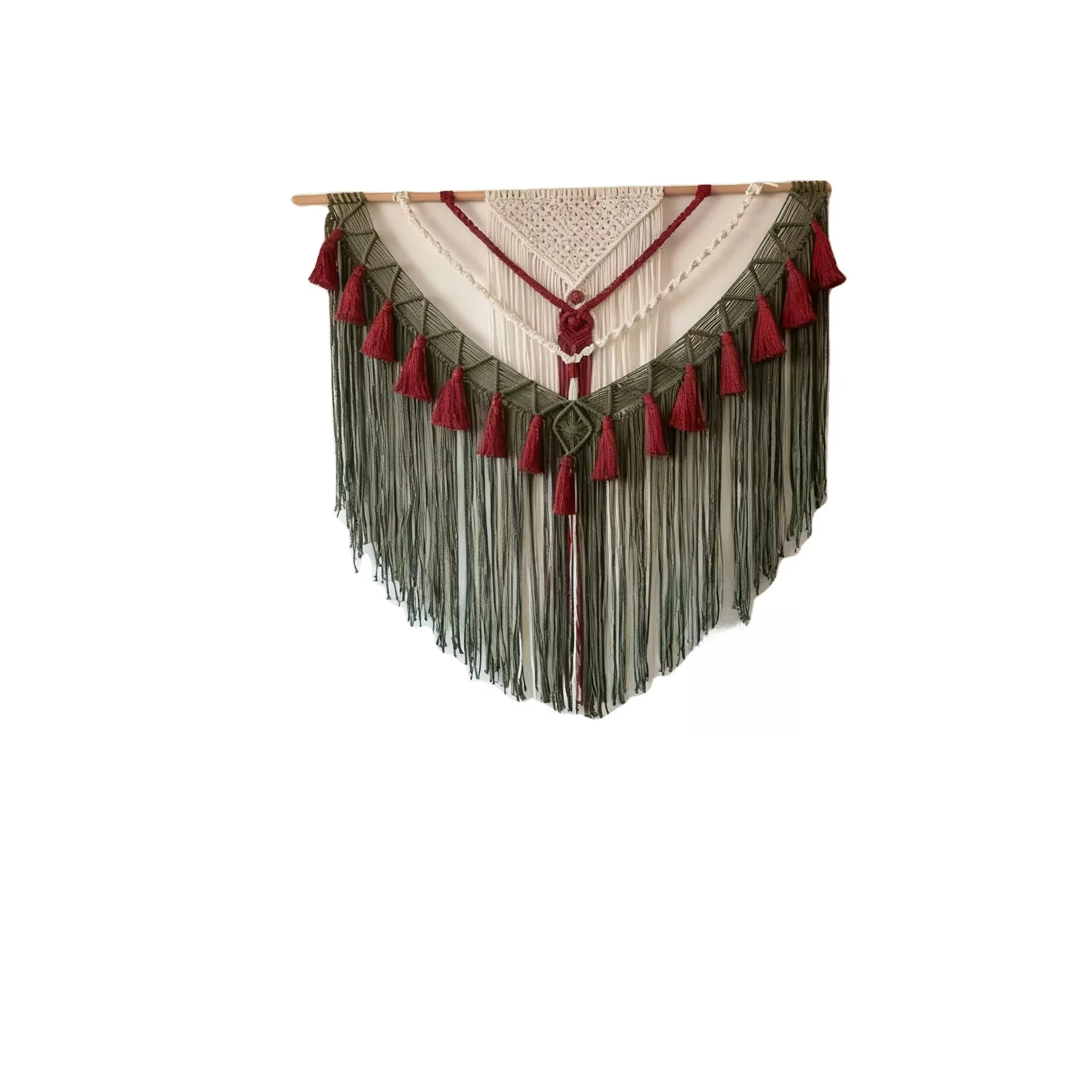 Handmade Bohemian Eco-Friendly High Quality Cotton Rope Fringe Art Tapestry Large Wedding Wall Hanging for Home
Handmade Bohemian Eco-Friendly High Quality Cotton Rope Fringe Art Tapestry Large Wedding Wall Hanging for Home