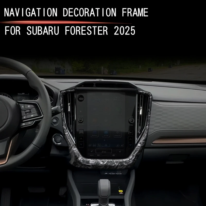 Аксессуары для интерьера Subaru Forester 2025, центральная консоль управления из углеродного волокна, вентиляционное отверстие, крышка навигации, GPS-панель, рамка
Аксессуары для интерьера Subaru Forester 2025, центральная консоль управления из углеродного волокна, вентиляционное отверстие, крышка навигации, GPS-панель, рамка
