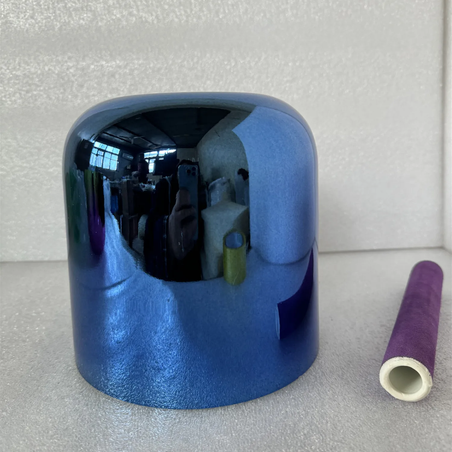 3rd octave indigo blue Crystal Singing Bowl 432HZ perfect Musical Note "G" Throat chakra or "G#" Thyroid chakra about 7.25"
3rd octave indigo blue Crystal Singing Bowl 432HZ perfect Musical Note "G" Throat chakra or "G#" Thyroid chakra about 7.25"