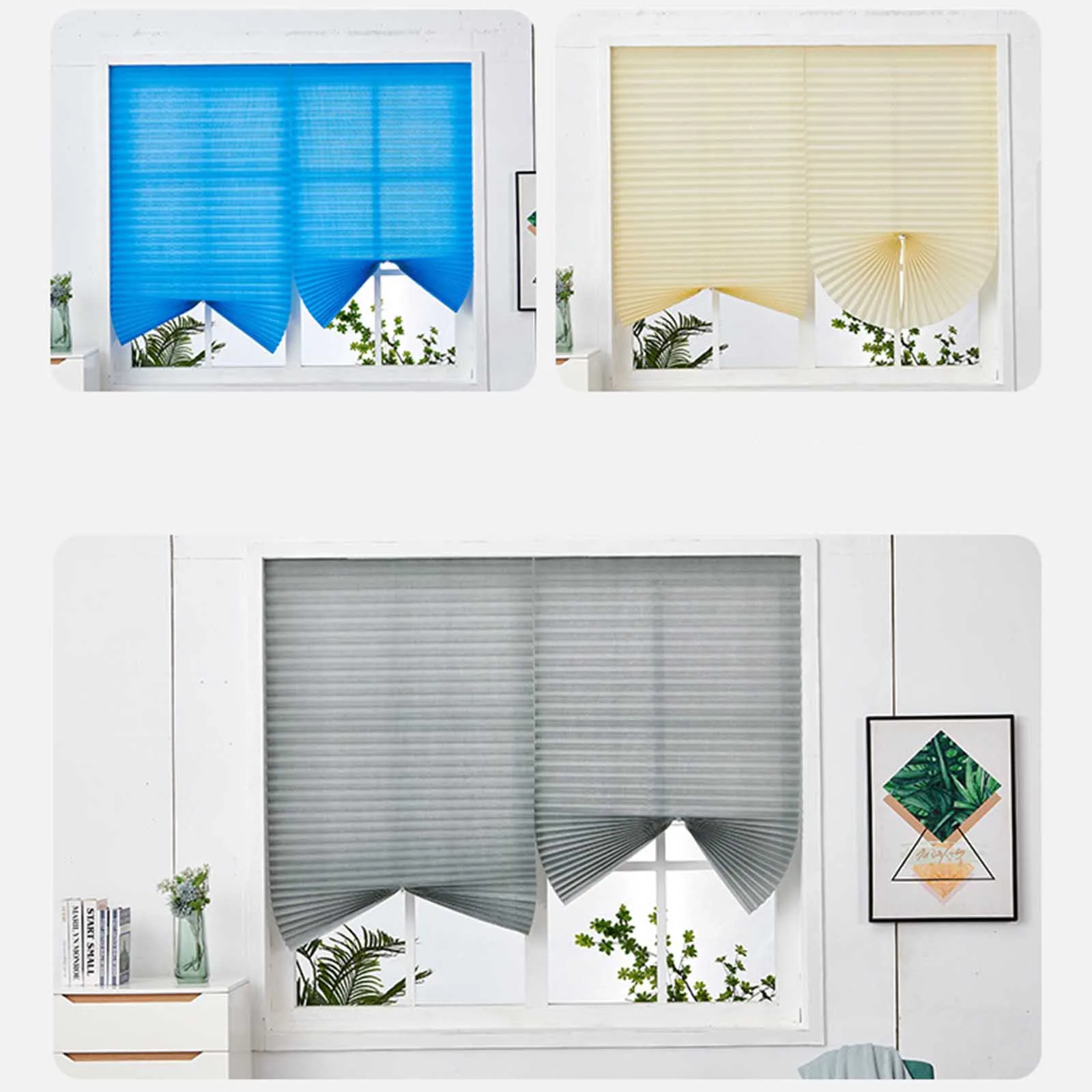 Black White Zebra Pleated Roller Blinds Non-Woven Self-Adhesive Window Shade Blackout Curtain Bedroom Living Room Balcony Decor
Black White Zebra Pleated Roller Blinds Non-Woven Self-Adhesive Window Shade Blackout Curtain Bedroom Living Room Balcony Decor