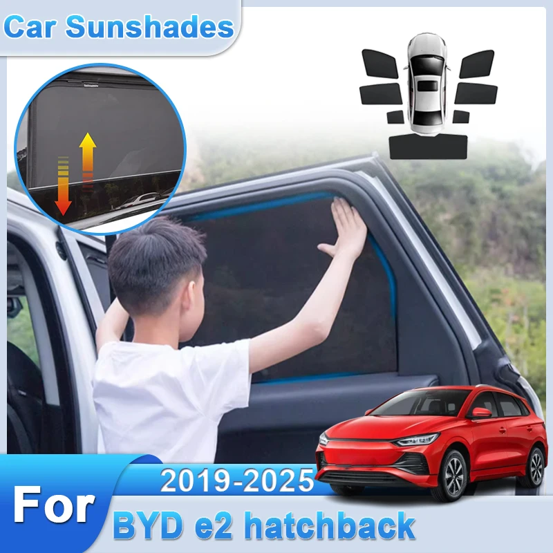 For BYD e2 hatchback 2019 2020 2021-2025 Car Mesh Magnetic Sunshade Sun Shade Window Curtain Visor Anti UV Cover Car Accessories
For BYD e2 hatchback 2019 2020 2021-2025 Car Mesh Magnetic Sunshade Sun Shade Window Curtain Visor Anti UV Cover Car Accessories