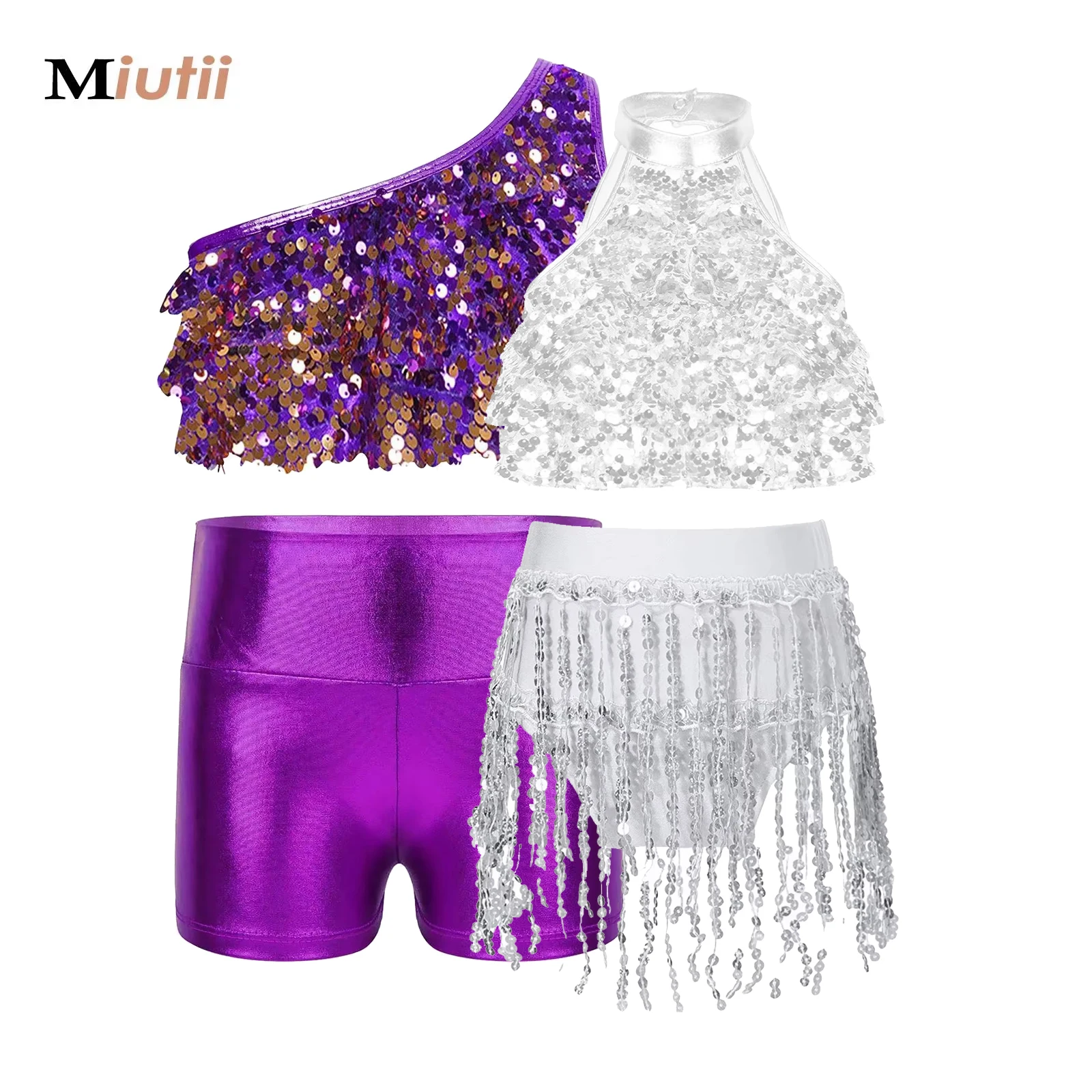 Kids Girls Sequins Ballet Dance Sets Gymnastics Jersey Leotard Costume Outfits for Modern Latin Jazz Dancing Stage Performance
Kids Girls Sequins Ballet Dance Sets Gymnastics Jersey Leotard Costume Outfits for Modern Latin Jazz Dancing Stage Performance