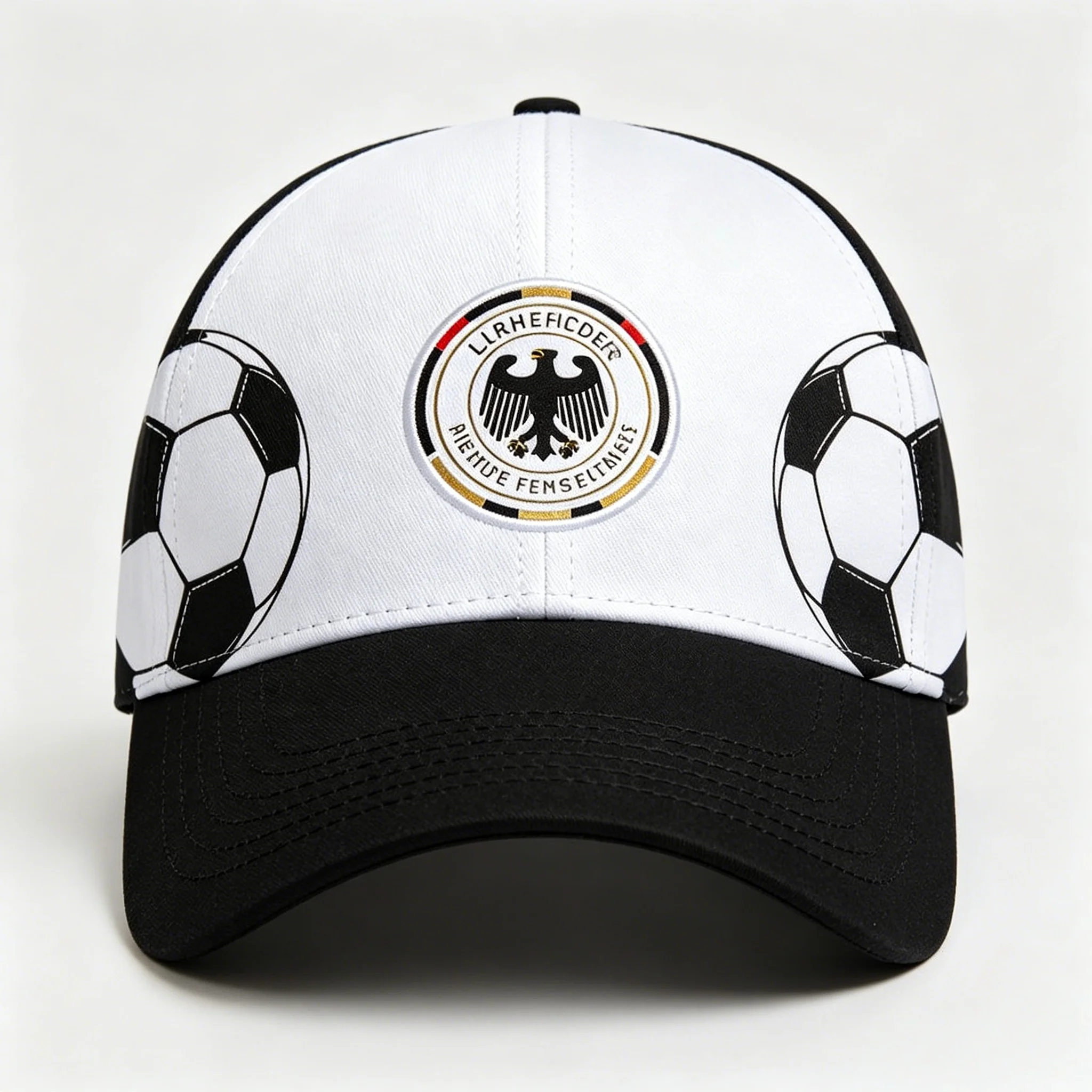 2026 Germany Style Football 3D Print Baseball Cap, One Size Sport Hat with Eagle Crest and Soccer Pattern
2026 Germany Style Football 3D Print Baseball Cap, One Size Sport Hat with Eagle Crest and Soccer Pattern