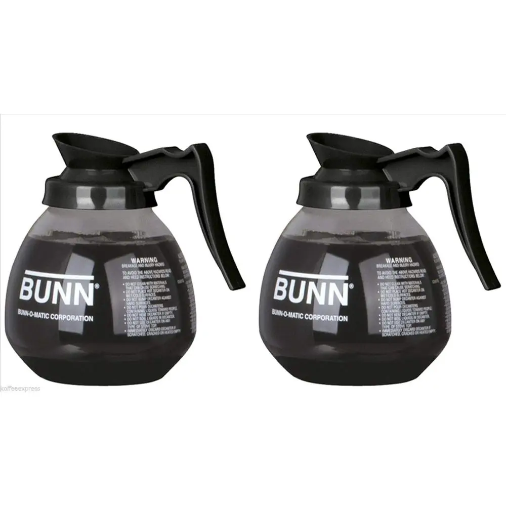 Coee Pot Decanter/Carae, 2 Black Regular, 12 Cup acity, Set o 2,
Coee Pot Decanter/Carae, 2 Black Regular, 12 Cup acity, Set o 2,