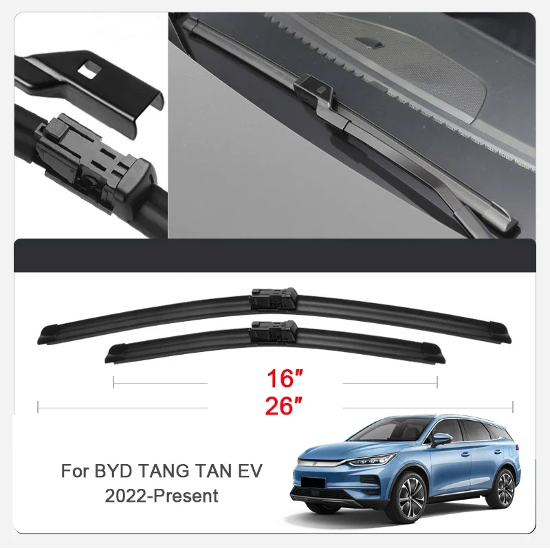2PCS Car Blade Windshield Wiper Windshield For BYD TANG TAN EV 22-25,HAN EV 21-25 Windshield Windscreen Front Window
2PCS Car Blade Windshield Wiper Windshield For BYD TANG TAN EV 22-25,HAN EV 21-25 Windshield Windscreen Front Window