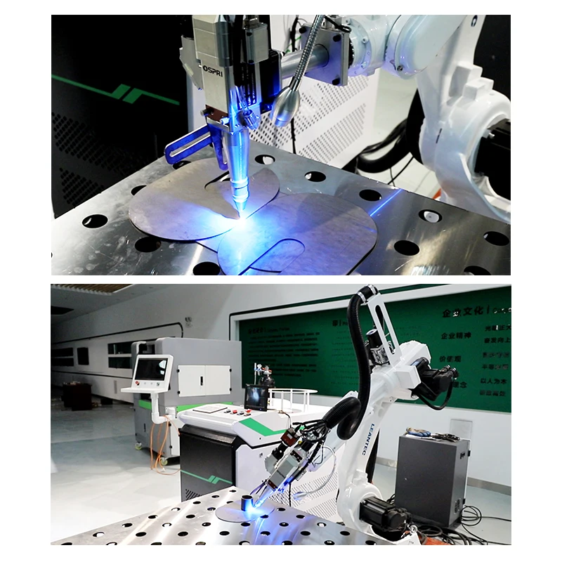 Six Axis Robot Arm Cobot Mig Tig / Laser Welding Machine 1000w 1500w 3000w Automatic Robotic Metal Welder Cutter Cleaner 3 in 1
Six Axis Robot Arm Cobot Mig Tig / Laser Welding Machine 1000w 1500w 3000w Automatic Robotic Metal Welder Cutter Cleaner 3 in 1