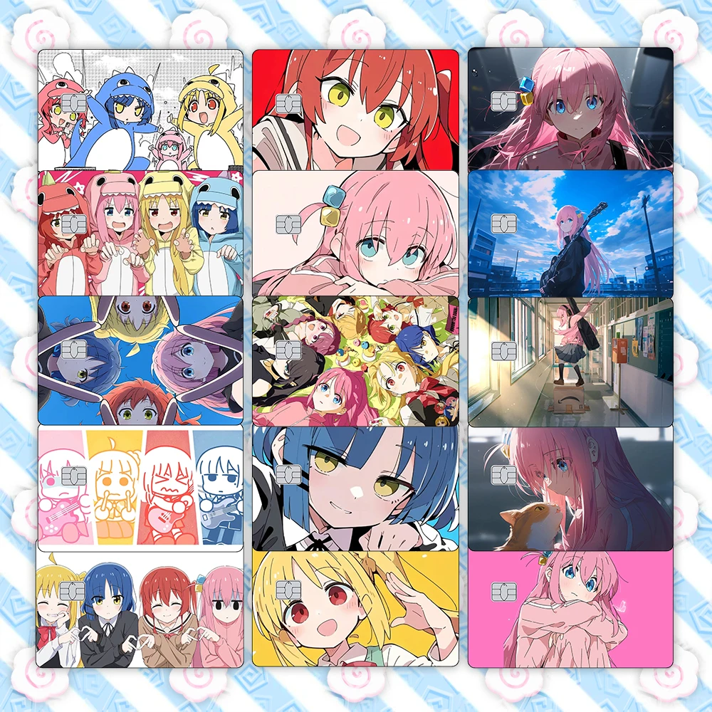 Anime TV BOCCHI THE ROCK! Series Credit Card Skin Sticker Idol Band Cute Girl Matte Stickers for VISA JCB and Other IC Cards
Anime TV BOCCHI THE ROCK! Series Credit Card Skin Sticker Idol Band Cute Girl Matte Stickers for VISA JCB and Other IC Cards