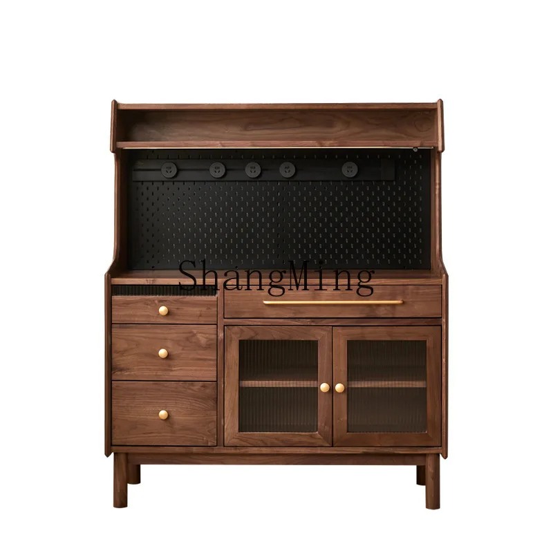 DSA black walnut dining side against the wall coffee cabinet modern simple living room solid wood storage cabinet
DSA black walnut dining side against the wall coffee cabinet modern simple living room solid wood storage cabinet