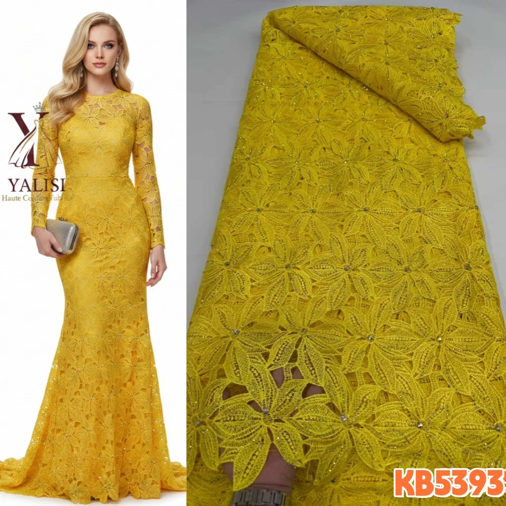 DREAMYLSI 2026 Hollow Chiffon Water Souble Sequins Lace Fabric African Sewing Trim Elegant Party Dresses For Women Luxury KB5393
DREAMYLSI 2026 Hollow Chiffon Water Souble Sequins Lace Fabric African Sewing Trim Elegant Party Dresses For Women Luxury KB5393