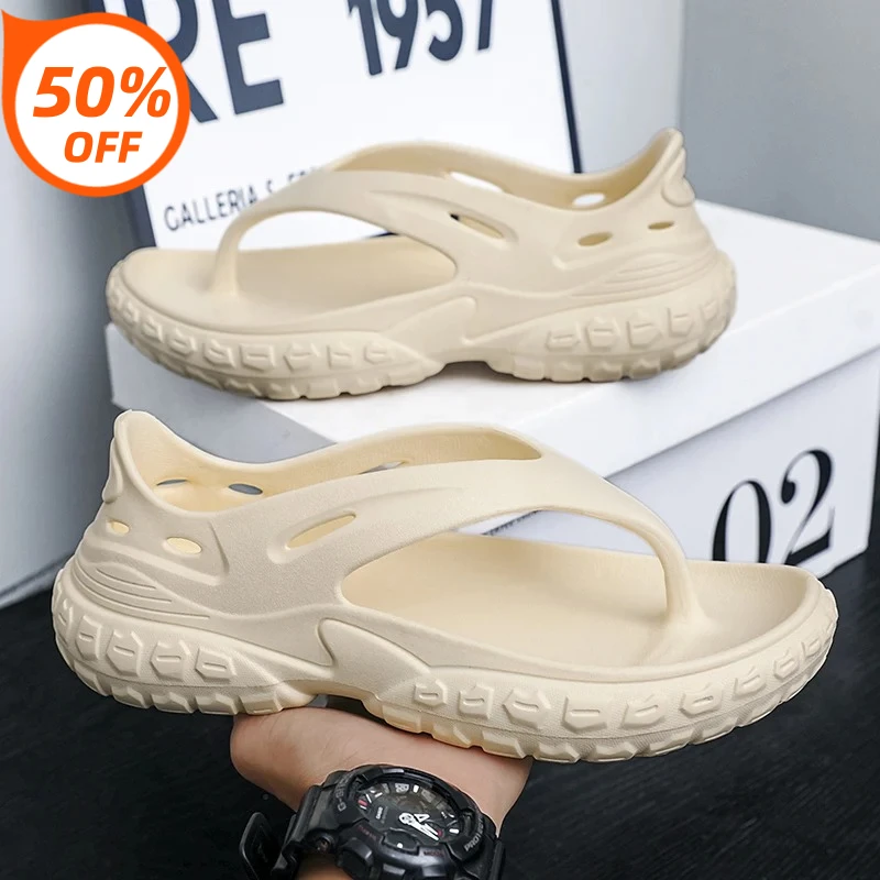 2026 Summer New Men's Sandals Thick Soles Increase Non-slip Outdoor Fashion Everything Beach Leisure Large Size Flip-flops
2026 Summer New Men's Sandals Thick Soles Increase Non-slip Outdoor Fashion Everything Beach Leisure Large Size Flip-flops