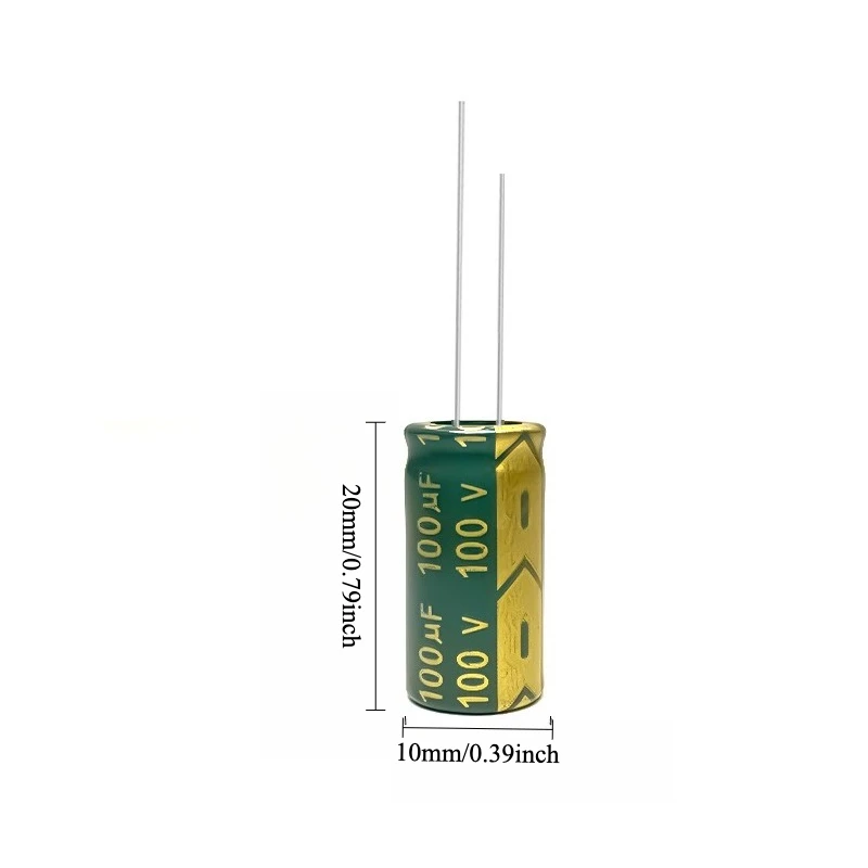 65pcs 100V 100uF Electrolytic Capacitor High Frequency Low ESR Long Life 8x16 10x13 10x17 10x20mm for Power Supply
65pcs 100V 100uF Electrolytic Capacitor High Frequency Low ESR Long Life 8x16 10x13 10x17 10x20mm for Power Supply