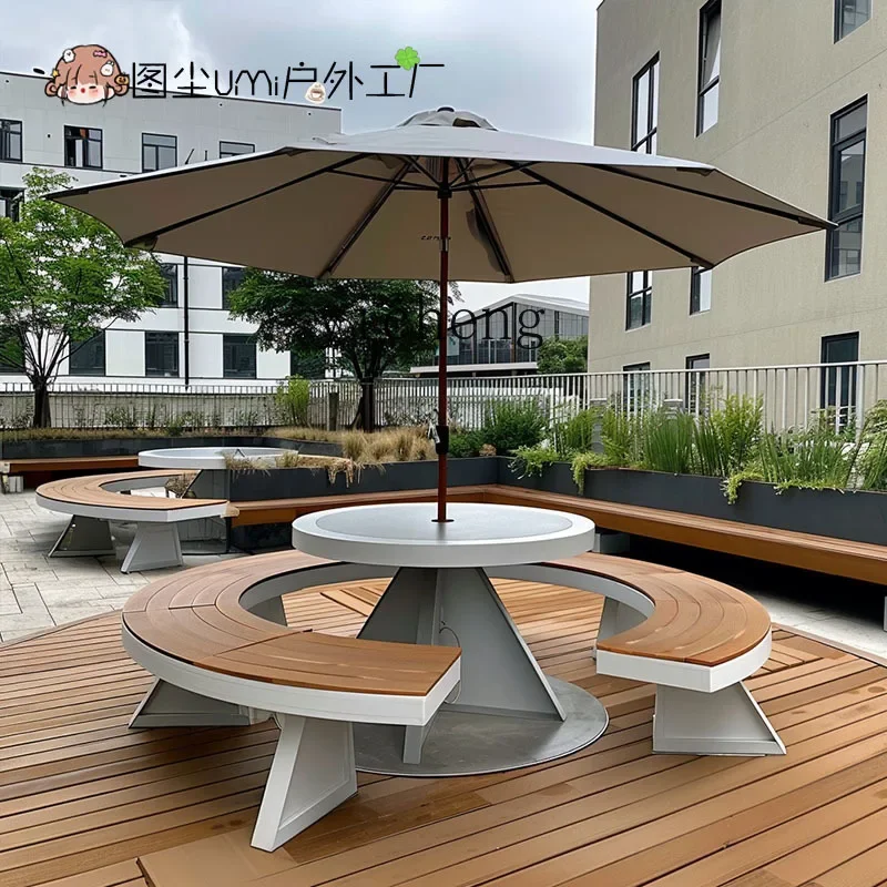 J3 Outdoor Table and Chair Restaurant Canteen Park Round Table Bench Outdoor Commercial Street Rest Bench
J3 Outdoor Table and Chair Restaurant Canteen Park Round Table Bench Outdoor Commercial Street Rest Bench