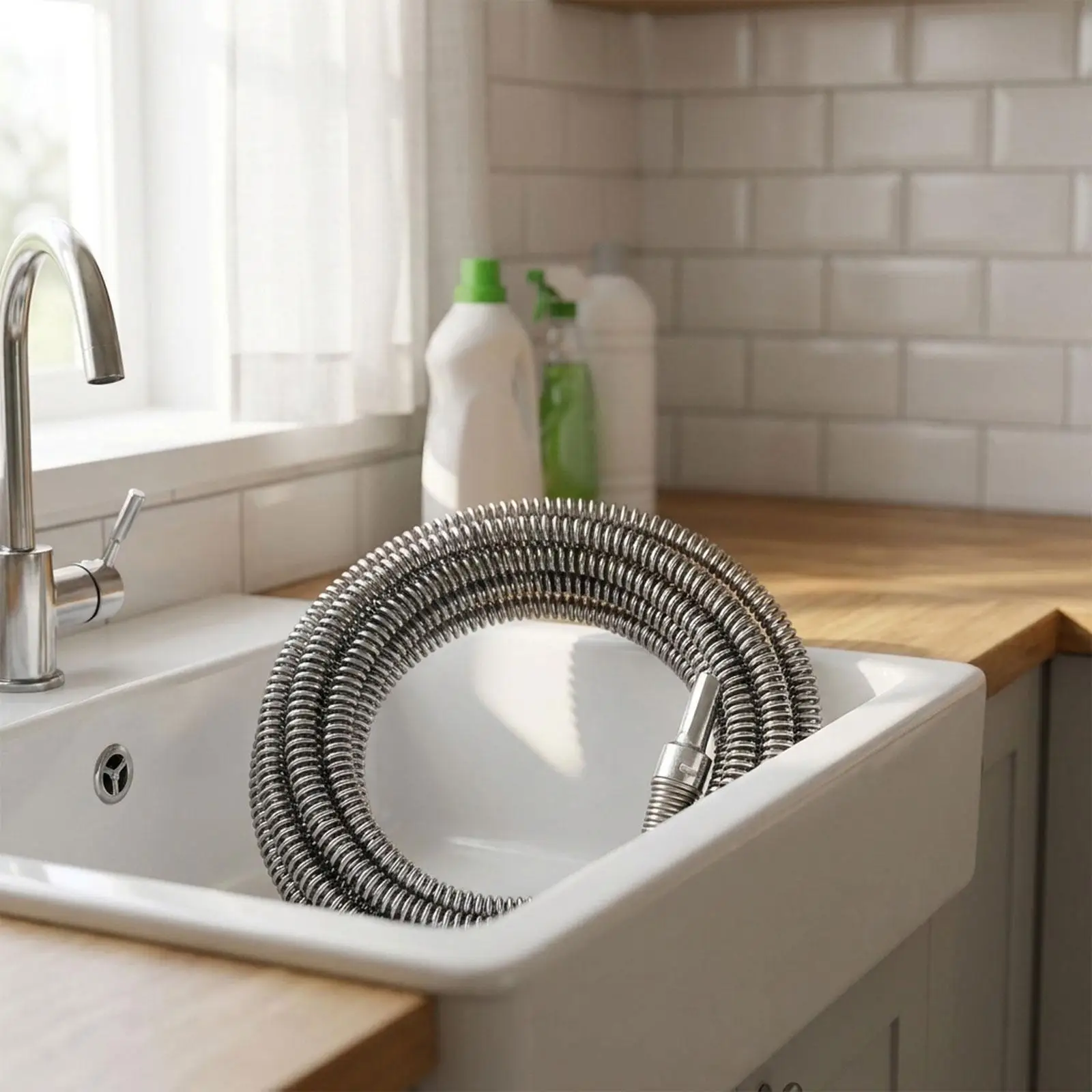 Spring Drain Clog Remover, Sturdy Easy to Install Flexible Spring Dredging Tool, Toilet Cleaning Tool Drain Snake for Tub Sink
Spring Drain Clog Remover, Sturdy Easy to Install Flexible Spring Dredging Tool, Toilet Cleaning Tool Drain Snake for Tub Sink