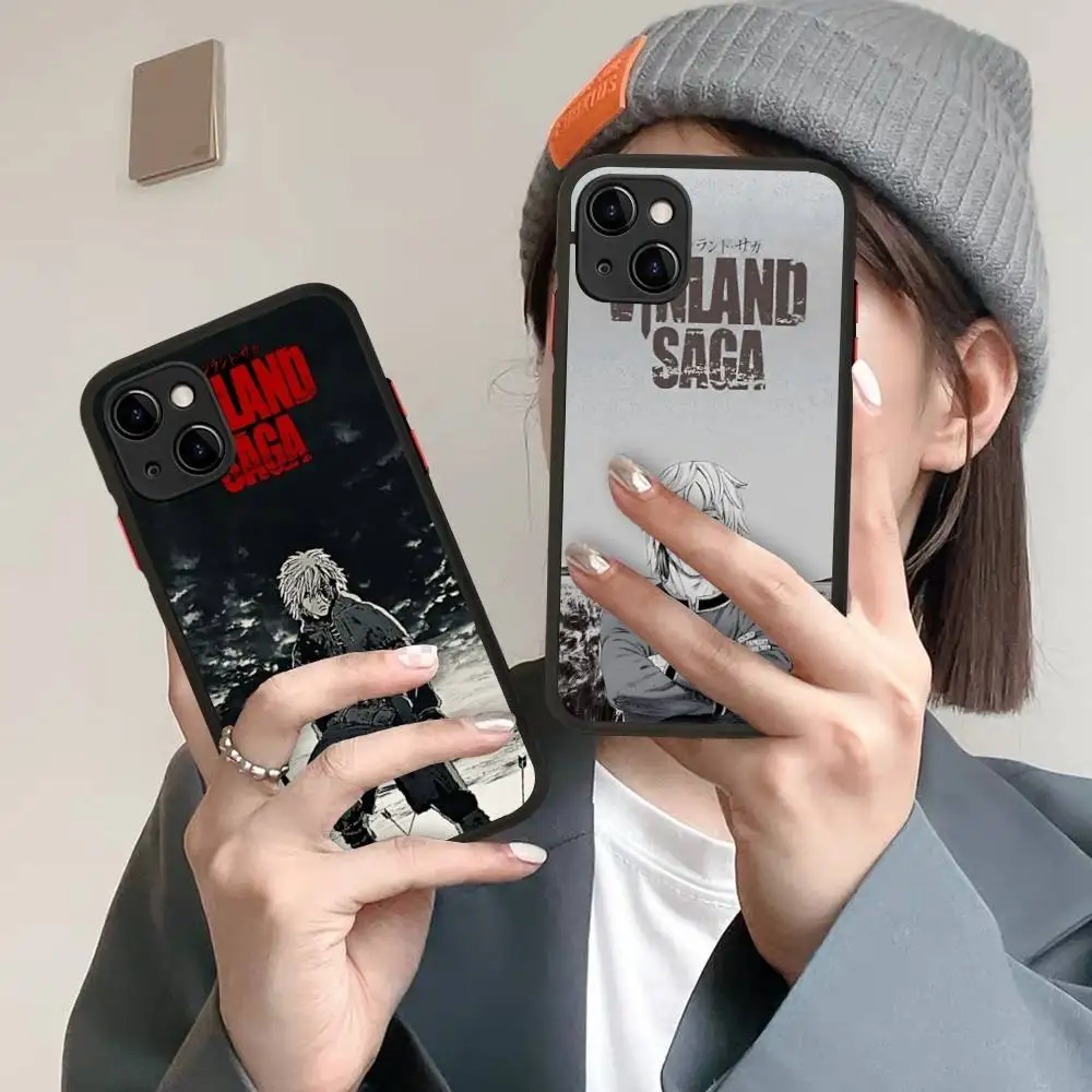 Vintage V-Vinland Saga Anime Silicone Case For IPhone 16 15 14 13 12 11 Pro Max Plus X XS MAX Shockproof Matte Cover
Vintage V-Vinland Saga Anime Silicone Case For IPhone 16 15 14 13 12 11 Pro Max Plus X XS MAX Shockproof Matte Cover