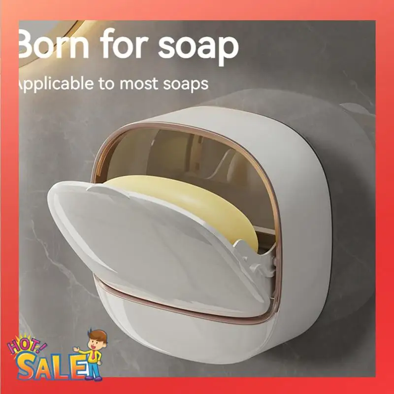 ABCL Luxury Soap Holder Soap Box With Drain Pan Soap Box With Lid Wall Mounted Drain Soap Box With Flip Lid
ABCL Luxury Soap Holder Soap Box With Drain Pan Soap Box With Lid Wall Mounted Drain Soap Box With Flip Lid