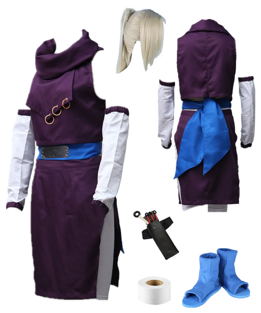 Us Size Anime Cosplay Women's Yamanaka Ino Purple Dress Halloween Costume Party Outfit
Us Size Anime Cosplay Women's Yamanaka Ino Purple Dress Halloween Costume Party Outfit