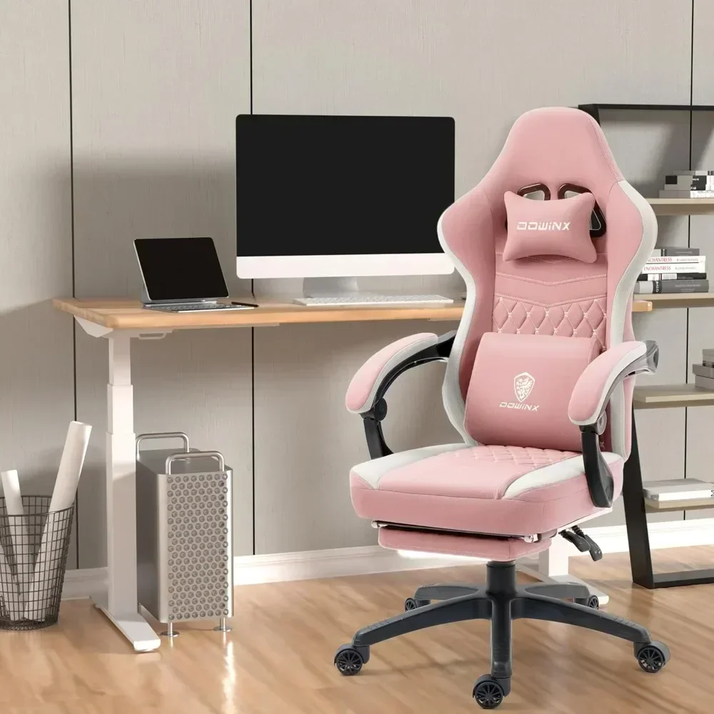 Comfortable Office Chair with Gel Pad and Storage Bag, Gaming Chair Breathable Fabric Computer Chair with Pocket Spring Cushion.
Comfortable Office Chair with Gel Pad and Storage Bag, Gaming Chair Breathable Fabric Computer Chair with Pocket Spring Cushion.