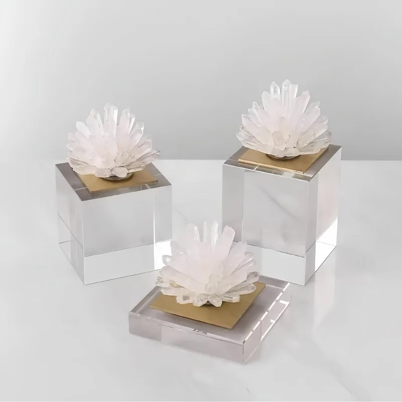 Luxury Crystal Art Decorations, Desk Decorations, Crystal Bases, Flower Shaped Sculptures, Modern Room Aesthetic Decoration
Luxury Crystal Art Decorations, Desk Decorations, Crystal Bases, Flower Shaped Sculptures, Modern Room Aesthetic Decoration