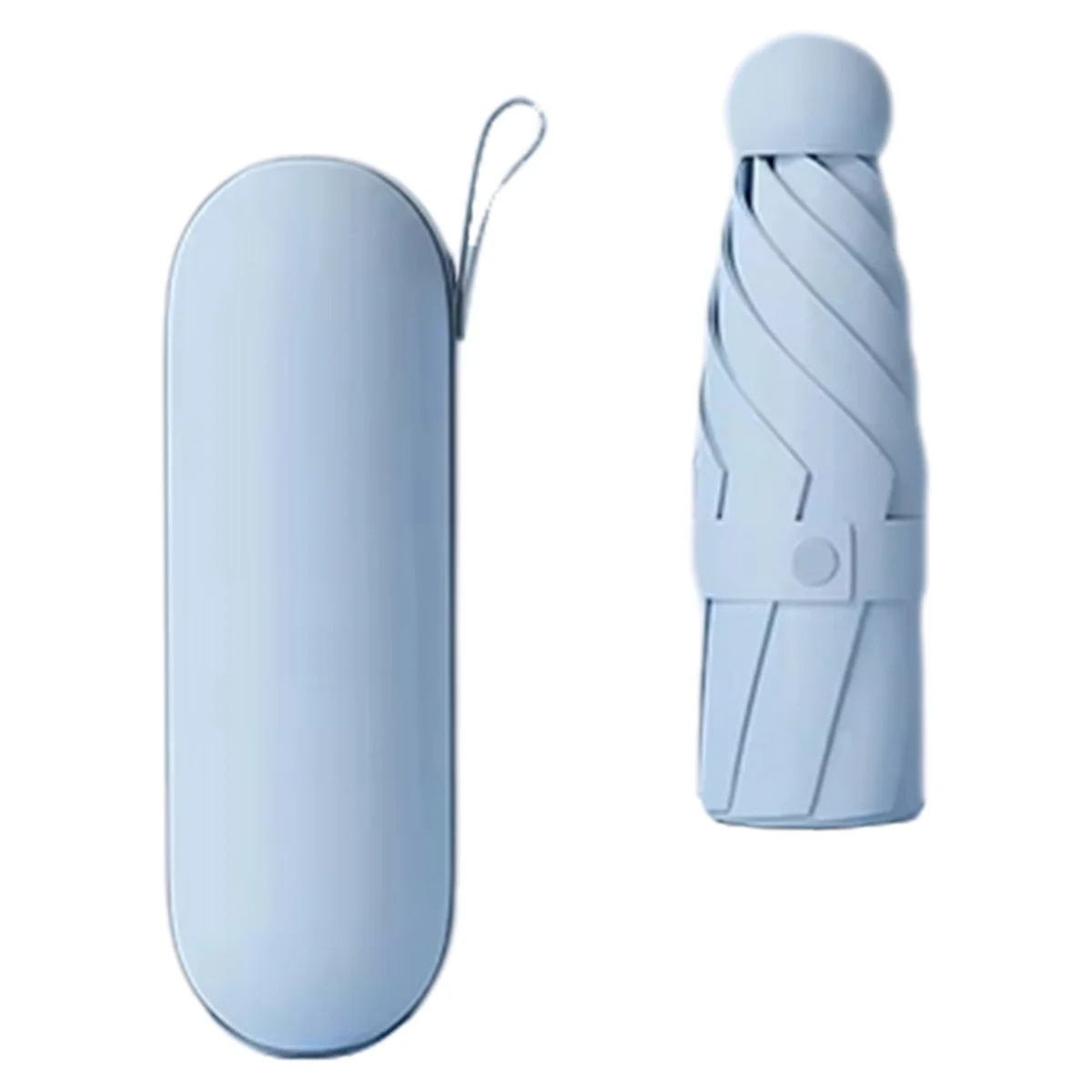 ABNG 1pc Anti-Uv Mini Umbrella for Sunny and , Portable with Uv Coating and 6 Reinforced Ribs BLUE
ABNG 1pc Anti-Uv Mini Umbrella for Sunny and , Portable with Uv Coating and 6 Reinforced Ribs BLUE