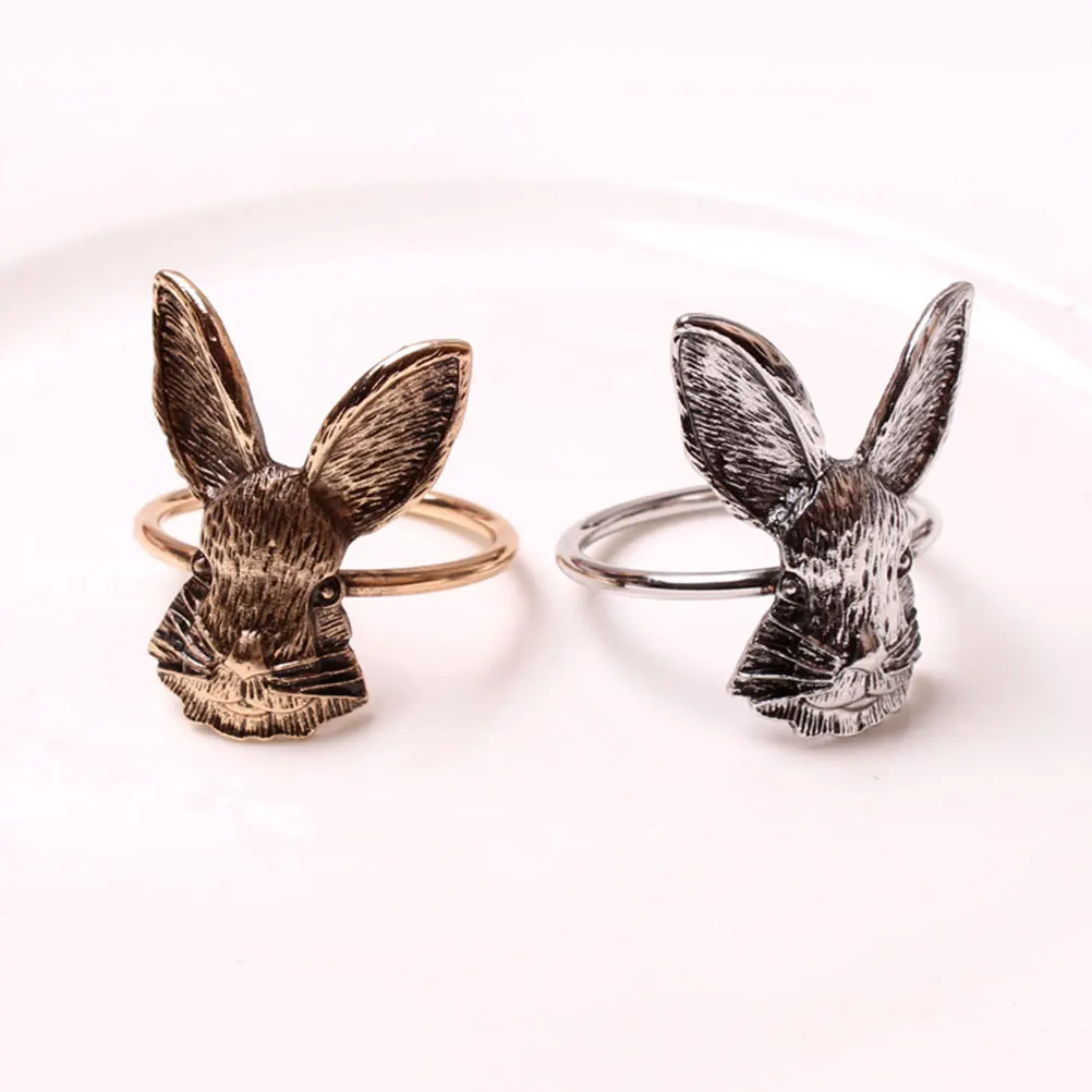 6pcs Rabbit Napkin Rings Golden Reusable Thanksgiving Decor Elegant Serviette Ring Holder for Party Home Dining Table
6pcs Rabbit Napkin Rings Golden Reusable Thanksgiving Decor Elegant Serviette Ring Holder for Party Home Dining Table